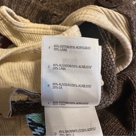 The North Face Never Stop Exploring Grey Fair Isle Sweater Wool Blend Women's M - Picture 14 of 14